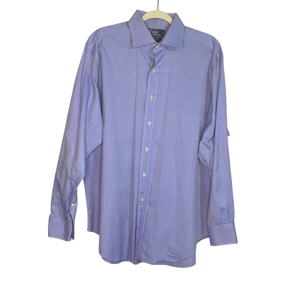 Polo Ralph Lauren Other - Polo Ralph Lauren Regent Classic Fit Blue Pinpoint Oxford Dress Shirt 16.5 34/35